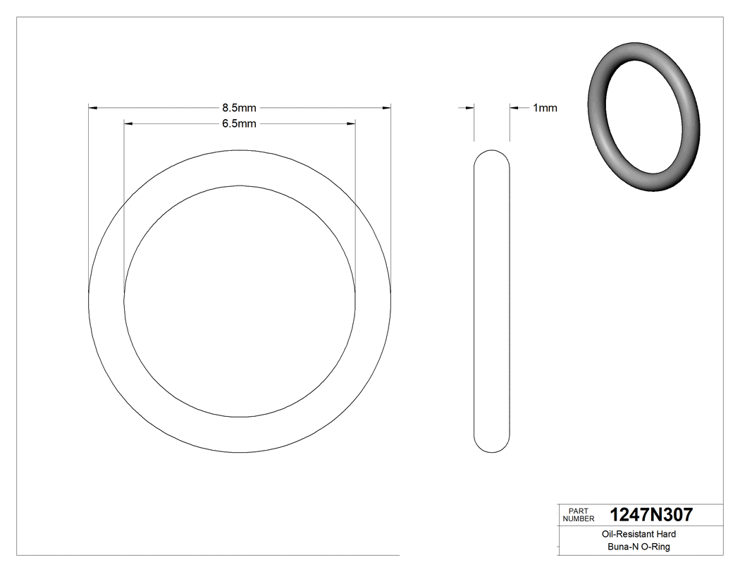 Technical drawing - 1247N307